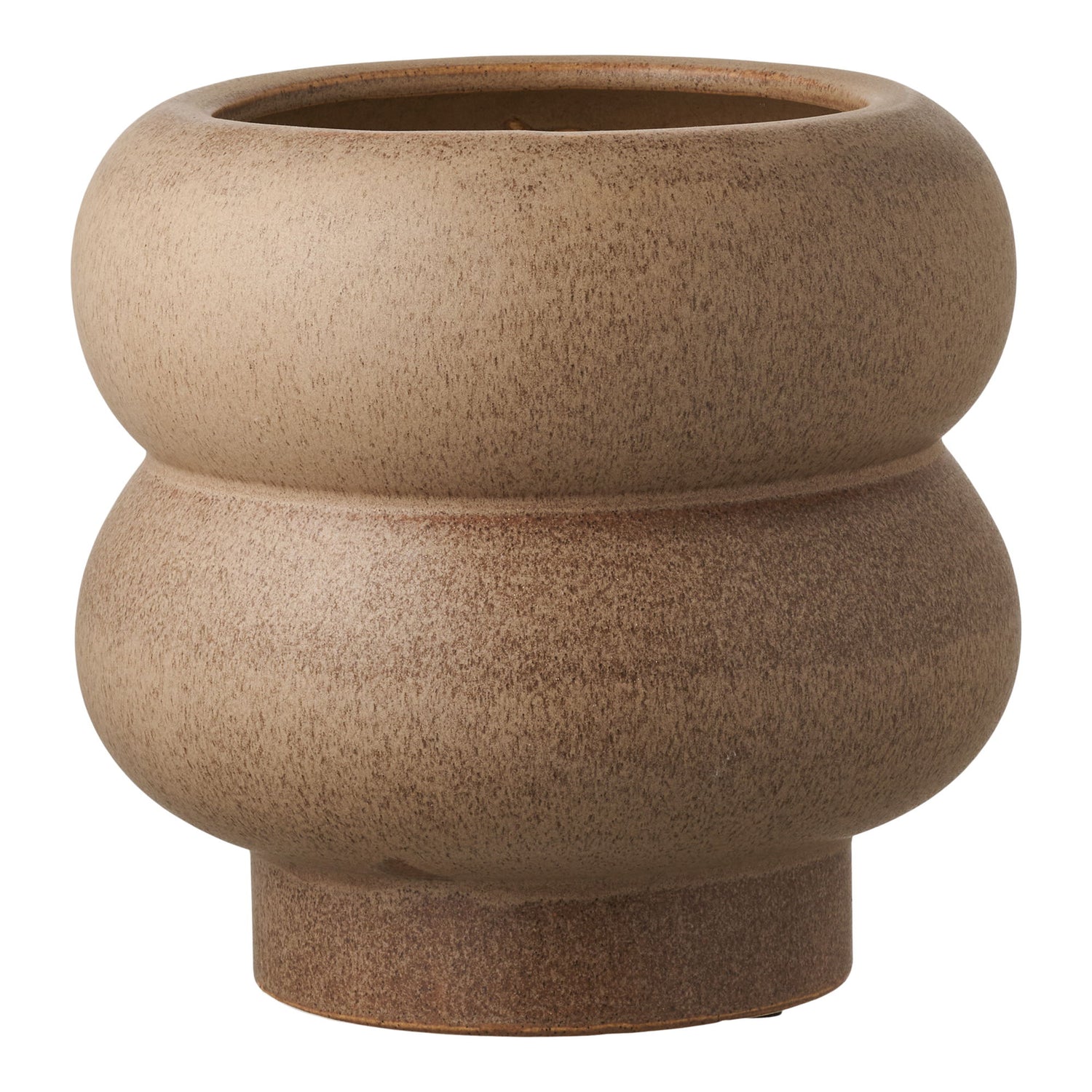 Pote de ervas - Pote de ervas, cerâmica, marrom Ø19x17,5 cm