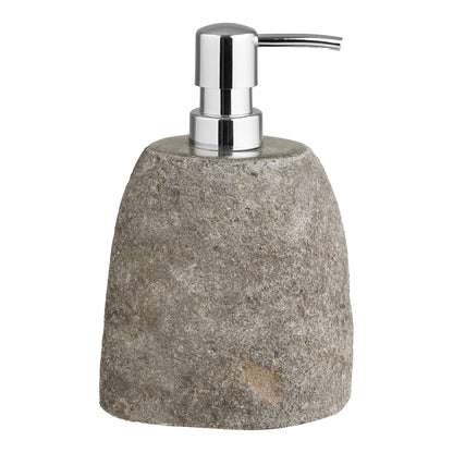 Dispensador de sabão GARA - Dispensador de sabão, Riverstone, Nature 11x8x18 cm