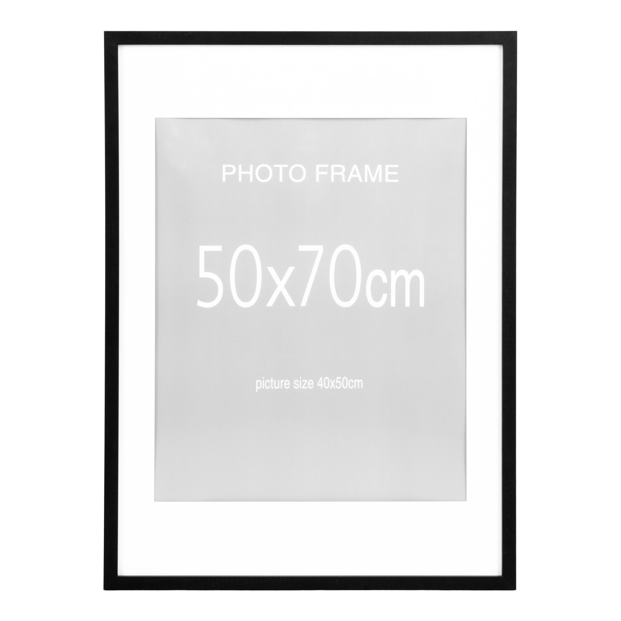 Exibição do quadro, 7 pcs. Preto e 8 pcs. Natureza 50x70 cm