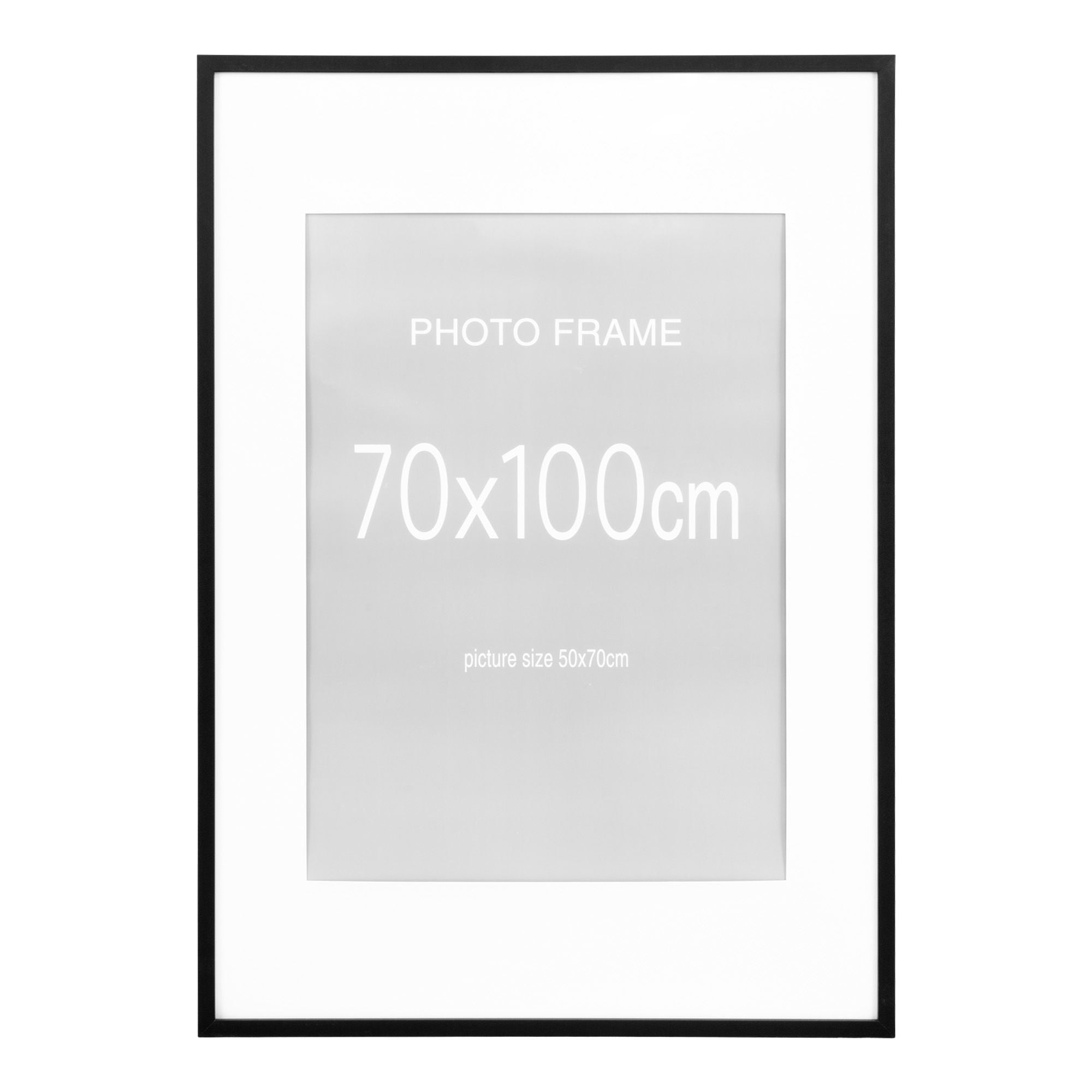 Exibição do quadro, 7 pcs. Preto e 8 pcs. Natureza 70x100 cm