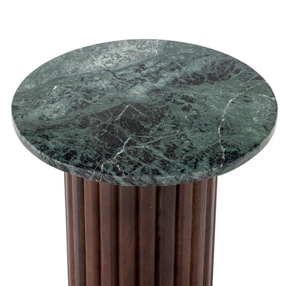 Mesa lateral de Bloomingville Wilson, verde, mármore