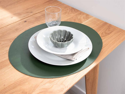 Tampa oval guardana // verde pu - macio