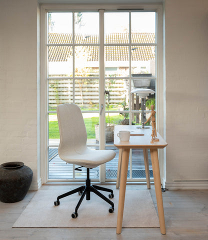 TÆPPE/MÅTTE 90 x 130 cm - UNI COLOR/IVORY - Tica Copenhagen - DesignGaragen.dk