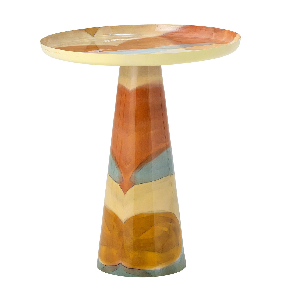 Mesa lateral de Bloomingville Brooke, amarelo, metal