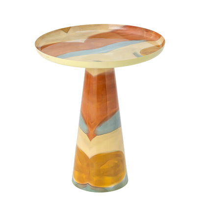 Mesa lateral de Bloomingville Brooke, amarelo, metal