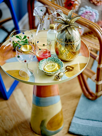 Mesa lateral de Bloomingville Brooke, amarelo, metal