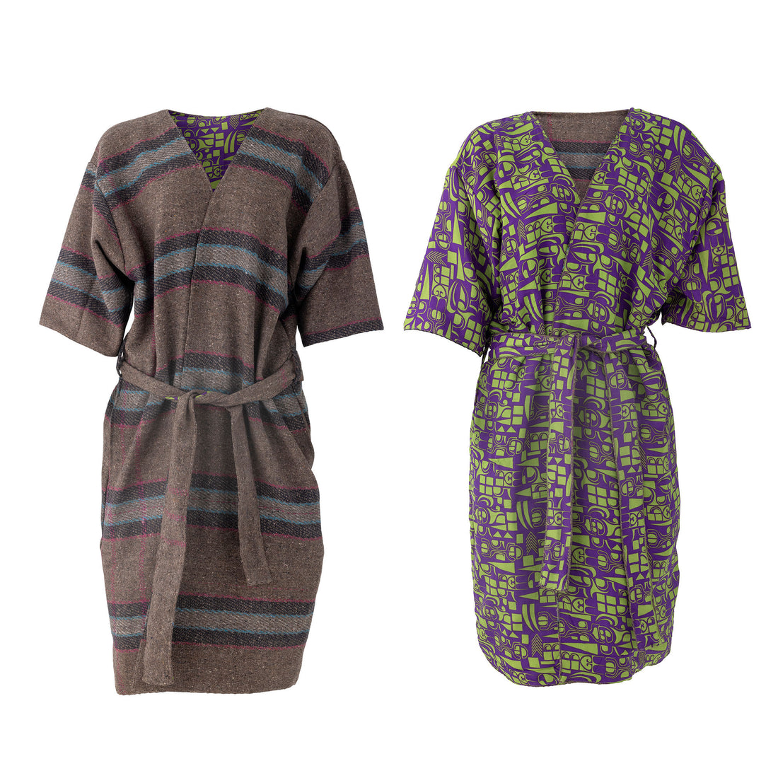 Coleção criativa Rieti Kimono, Gray, Upcycled