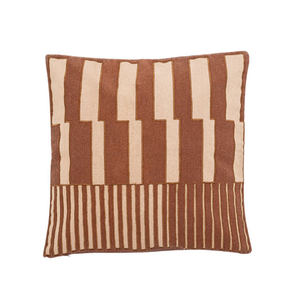 Almofada Bloomingville Cowes, marrom, algodão oeko-tex®