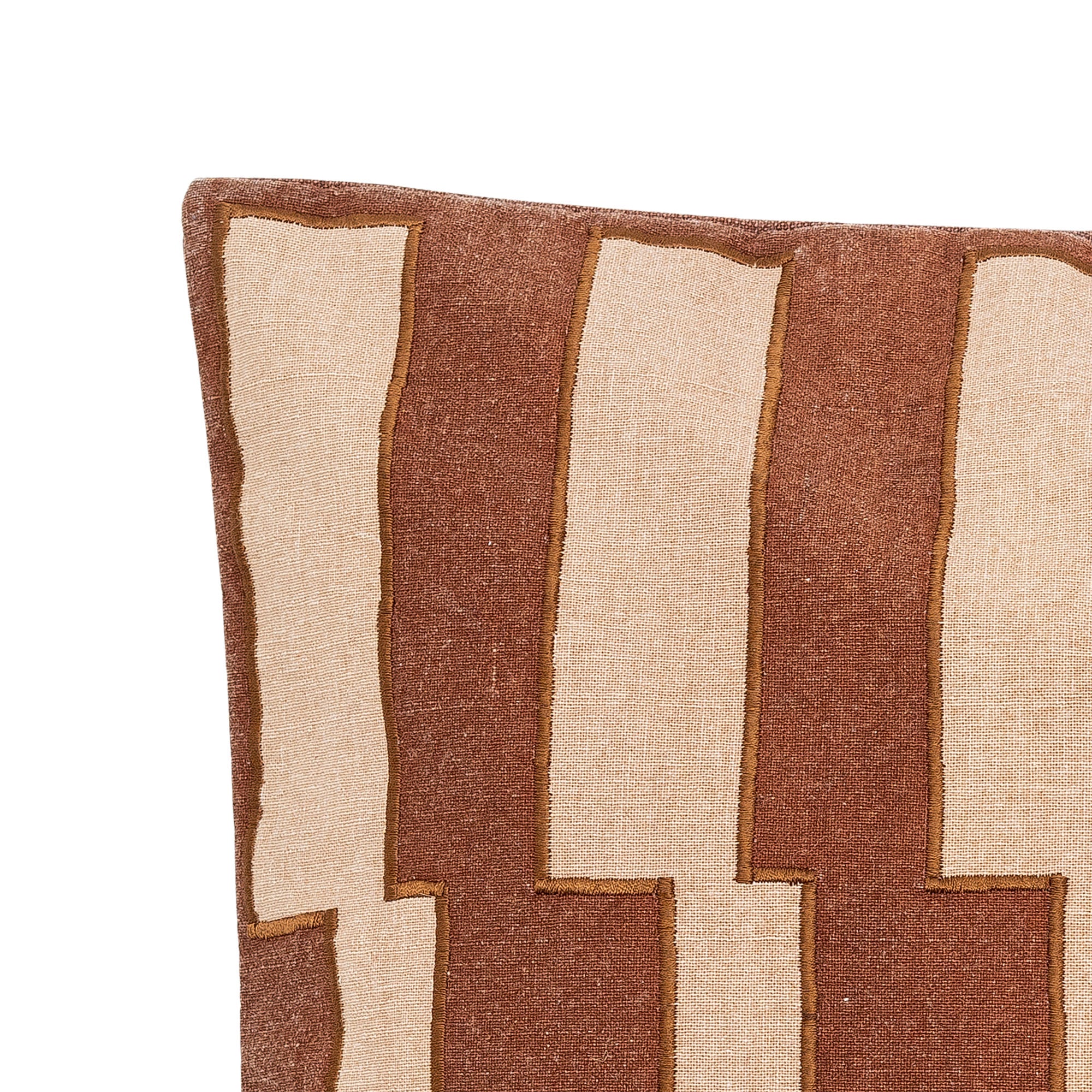 Almofada Bloomingville Cowes, marrom, algodão oeko-tex®