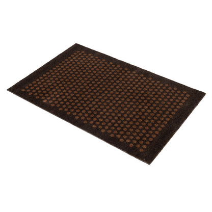 Notícias - Carpet/deve 60 x 90 cm - Dot/Cognac -Dark Brown