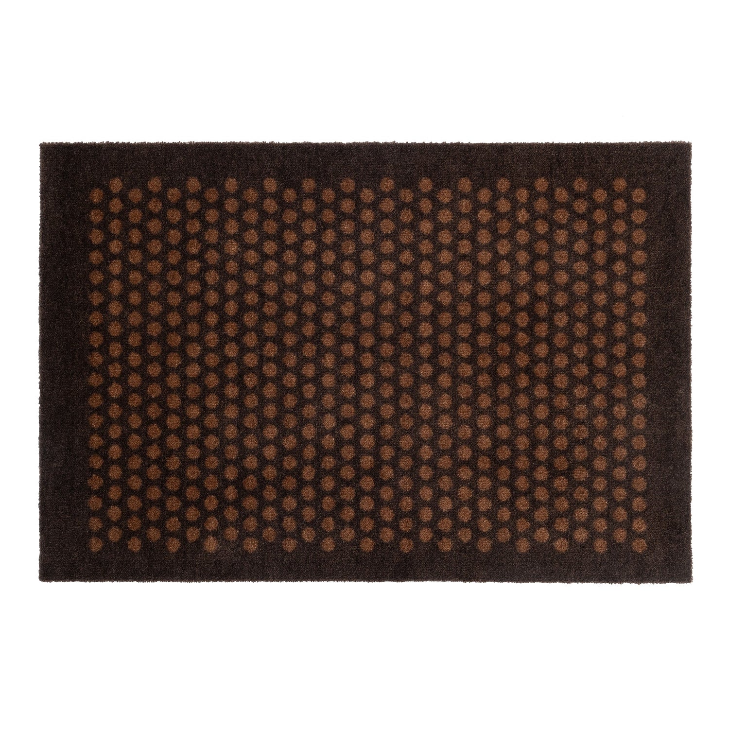 Notícias - Carpet/deve 60 x 90 cm - Dot/Cognac -Dark Brown