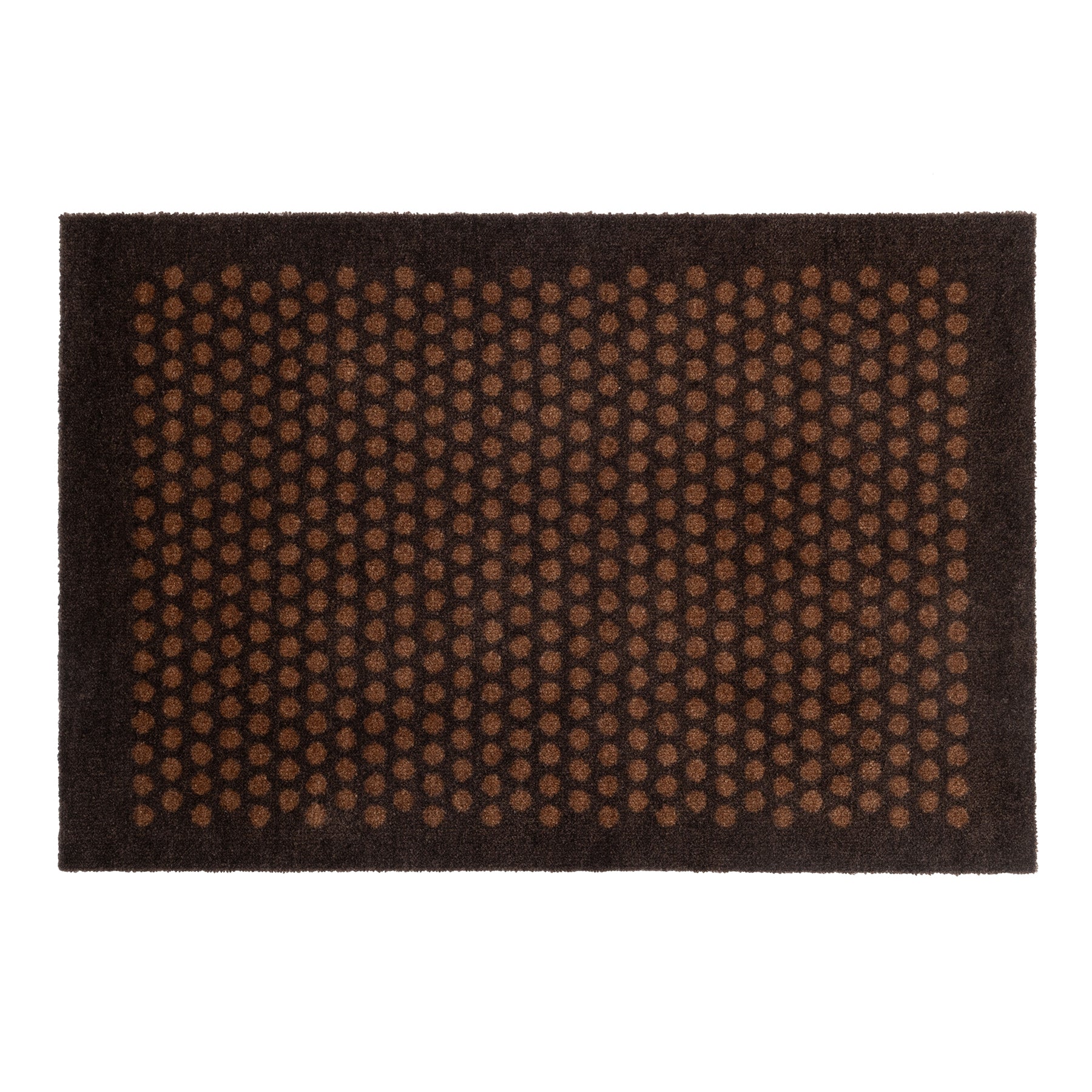 Notícias - Carpet/deve 60 x 90 cm - Dot/Cognac -Dark Brown