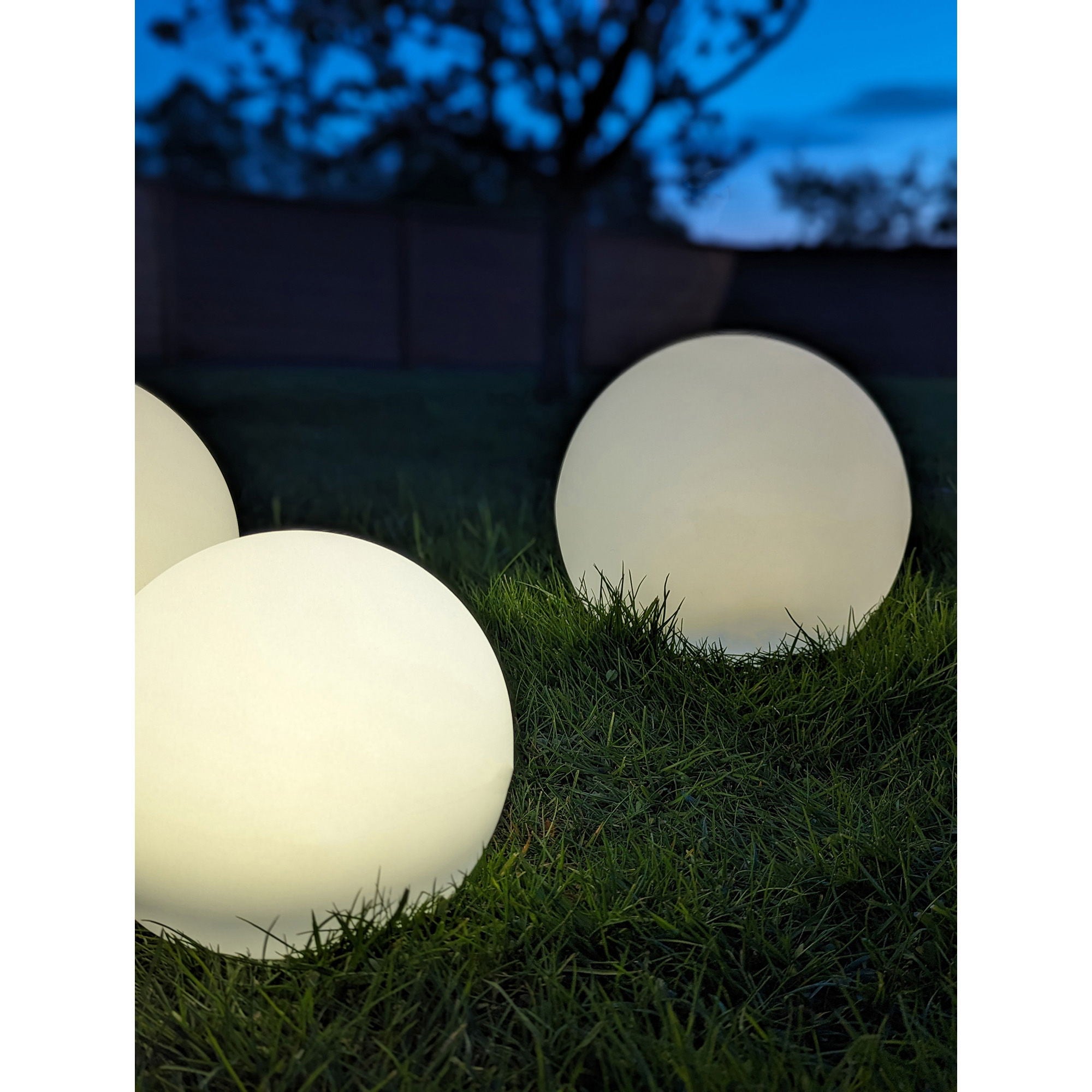 Lâmpada, branca, célula solar integrada&lt;br&gt;Ø25 cm