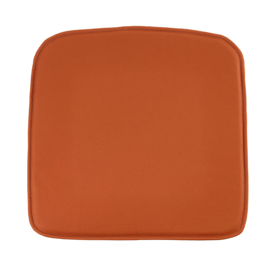 Luksus cognac læderhynde til Muuto Fiber Armchair stolen - Hynder til Muuto Fiber Armchair stolen - DesignGaragen.dk