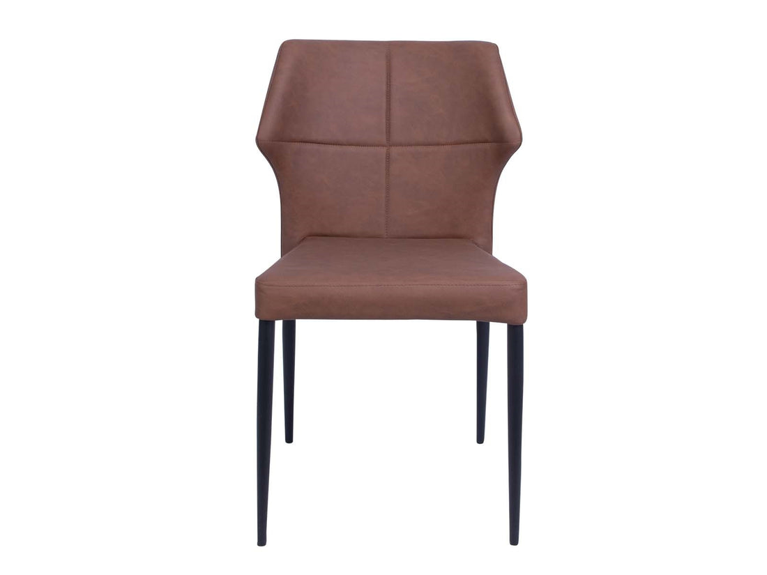 Cadeira de mesa de jantar Runa, Cognac