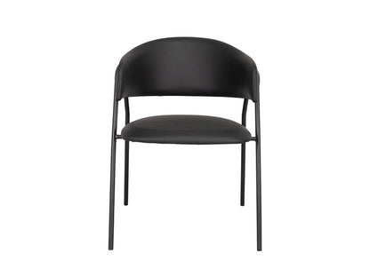 Cadeira de jantar lina - preto