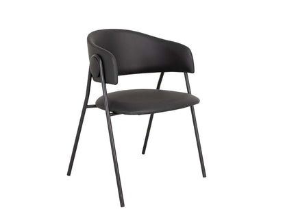 Cadeira de jantar lina - preto