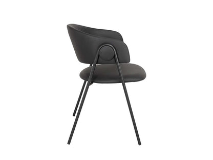 Cadeira de jantar lina - preto