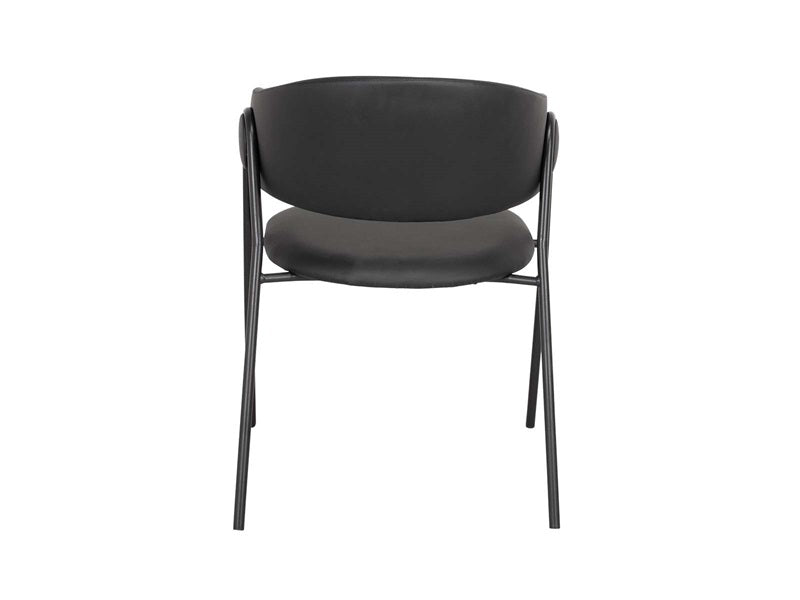 Cadeira de jantar lina - preto