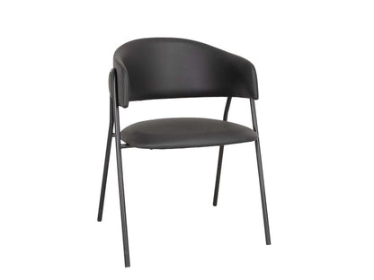 Cadeira de jantar lina - preto