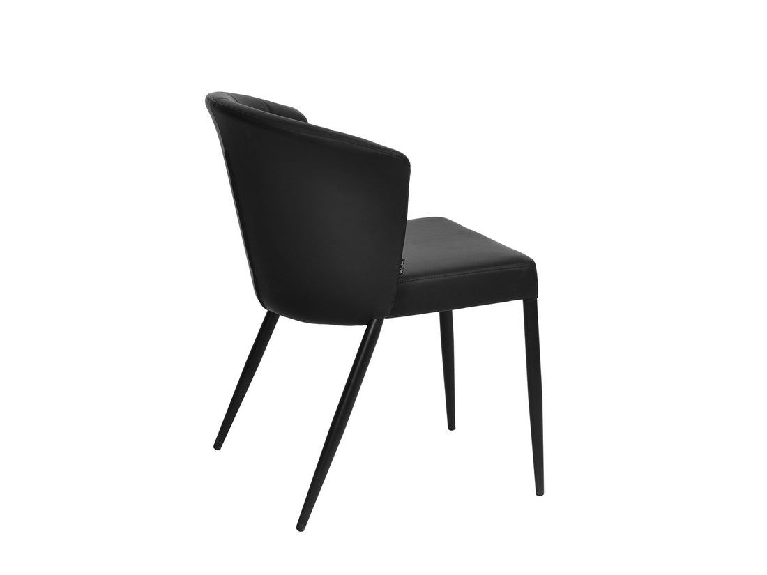 Mesa de jantar Cadeira Thor Black Pu