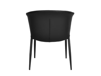 Mesa de jantar Cadeira Thor Black Pu