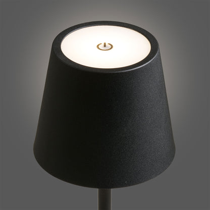 Lâmpada de mesa de Bradford - Lâmpada de mesa, metal, recarregável, preto