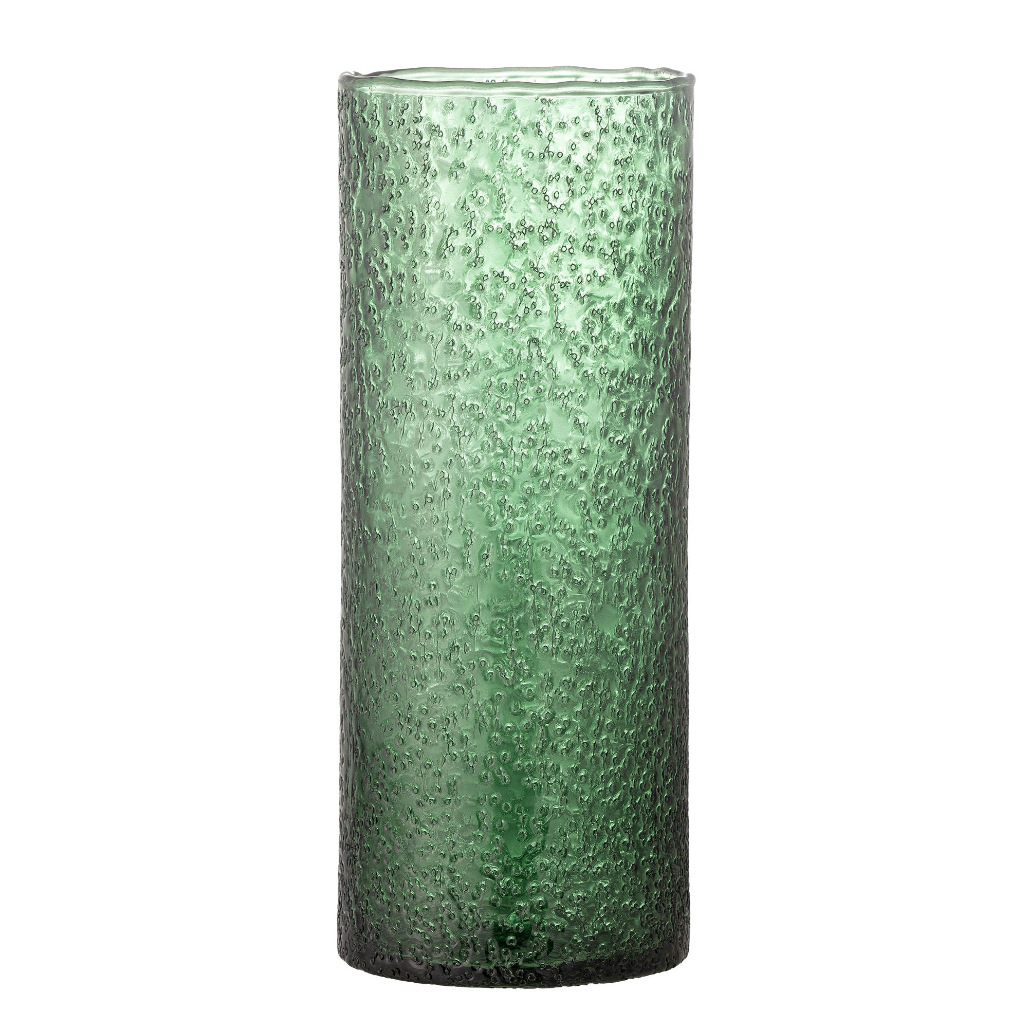 Vaso de Bloomingville Zenta, verde, vidro reciclado