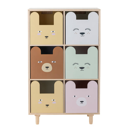 Bloomingville Mini Calle Bookcase com gavetas, natureza, imperador