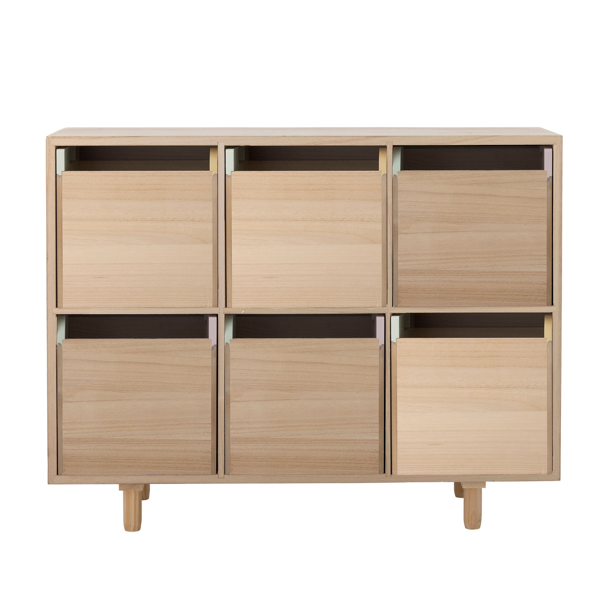 Bloomingville Mini Calle Bookcase com gavetas, natureza, imperador