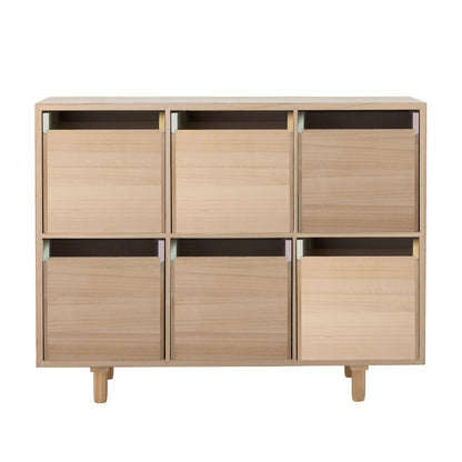 Bloomingville Mini Calle Bookcase com gavetas, natureza, imperador