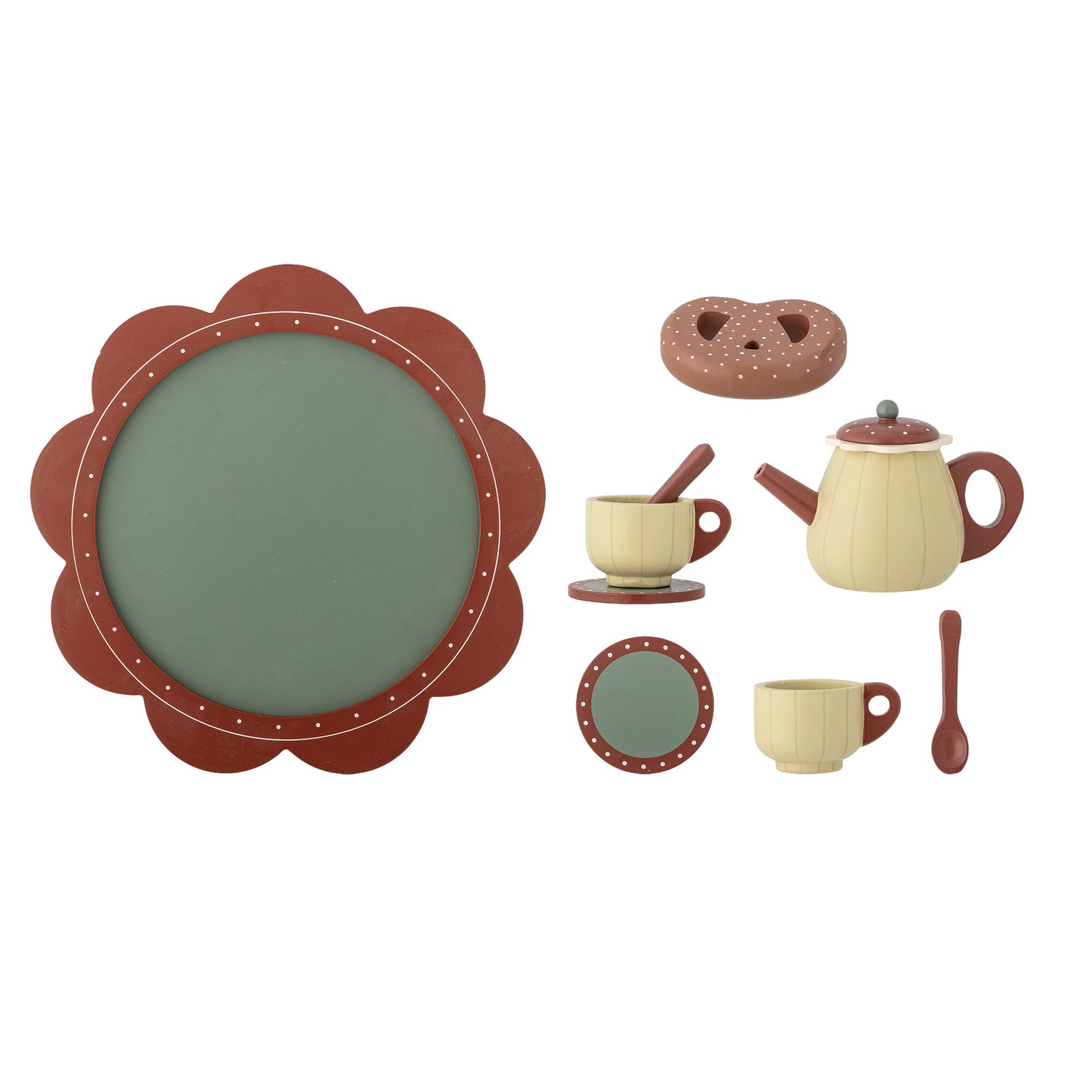 Bloomingville Mini Bette Toys, Kitchen Conjunto, Brown, FSC®100%, MDF