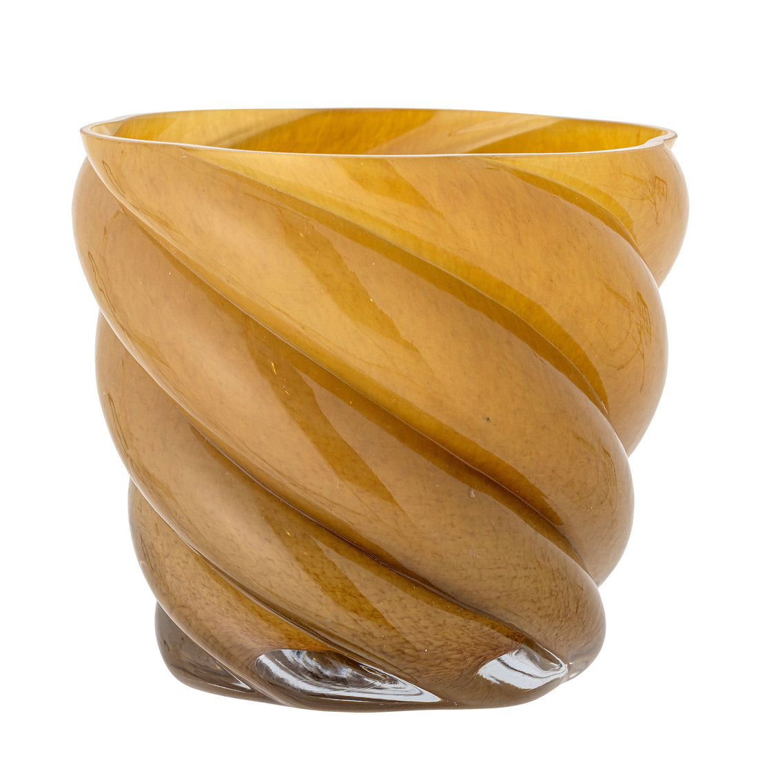 Bloomingville Callo Hjules, amarelo, vidro