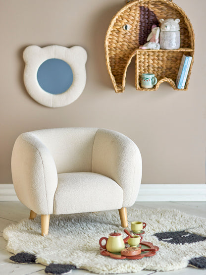 Cadeira de Mini Cade de Bloomingville, branco, poliéster