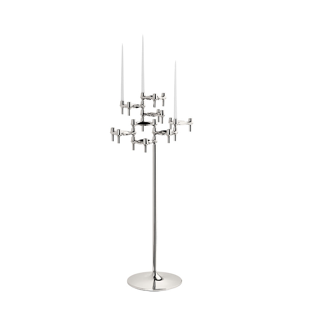 STOFF - Gulvstander til Nagel stager chrome H: 70 cm, Ø: 25 cm - STOFF - DesignGaragen.dk