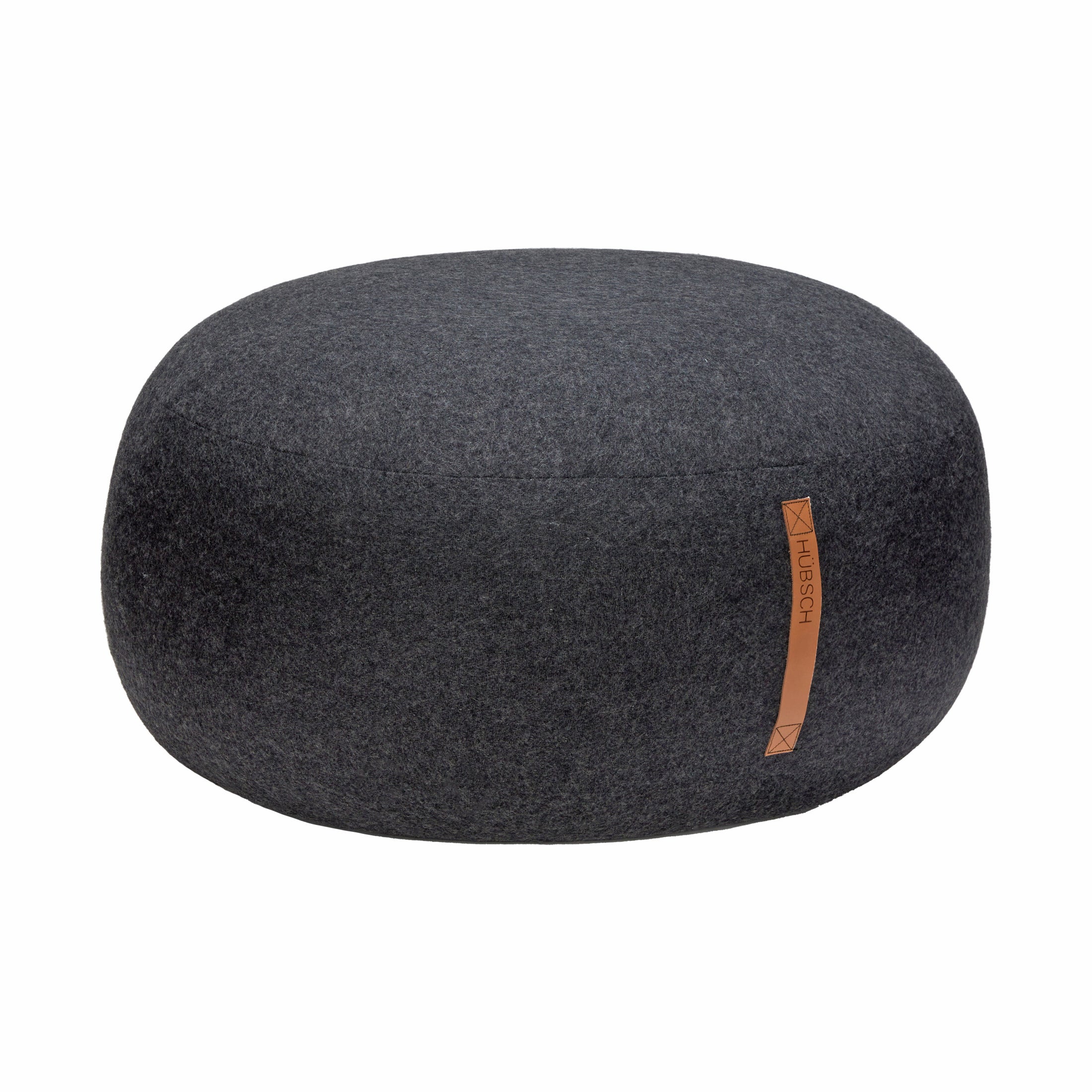 Mochi puf Ø70 cinza escuro - Ø75xh35cm
