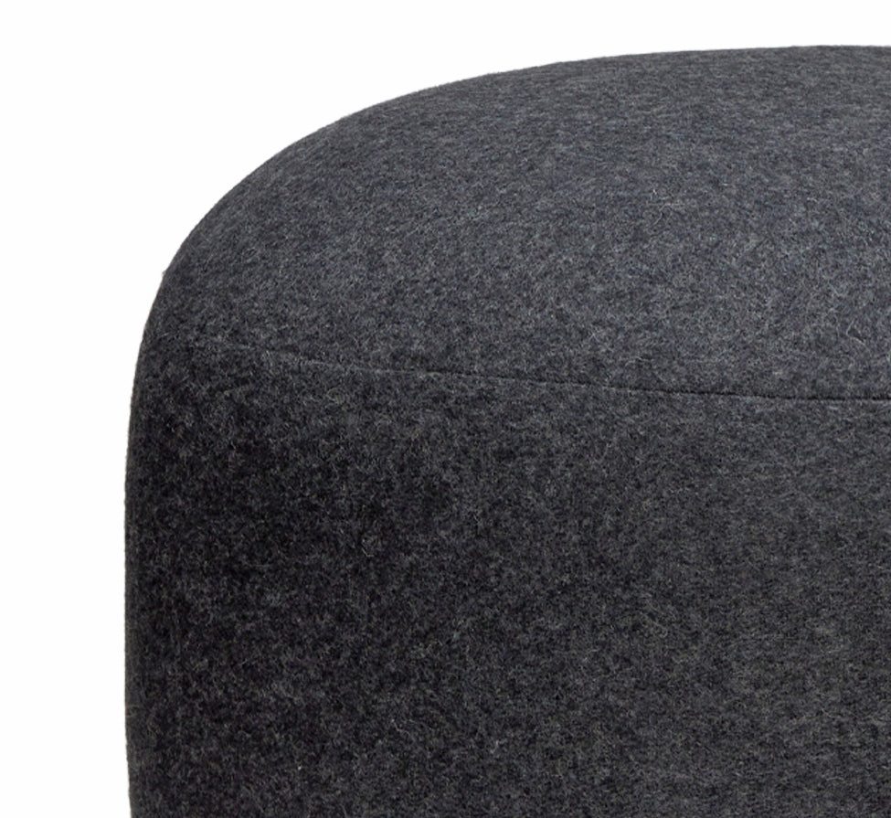 Mochi puf Ø70 cinza escuro - Ø75xh35cm