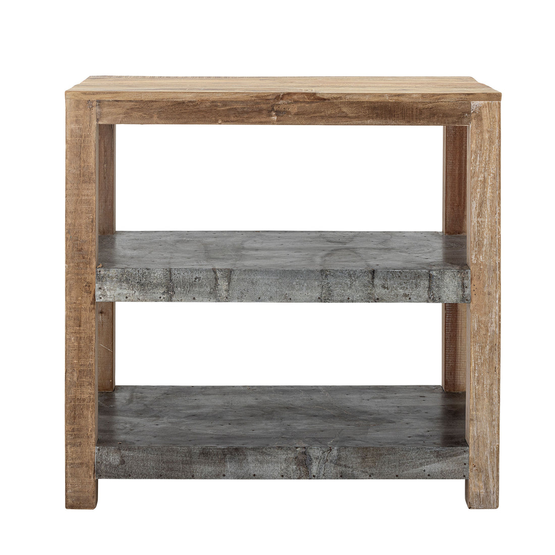 Coleção criativa Reuben Bookshelf, marrom, madeira reciclada