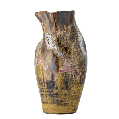 Vaso de Bloomingville Benoit, marrom, grés