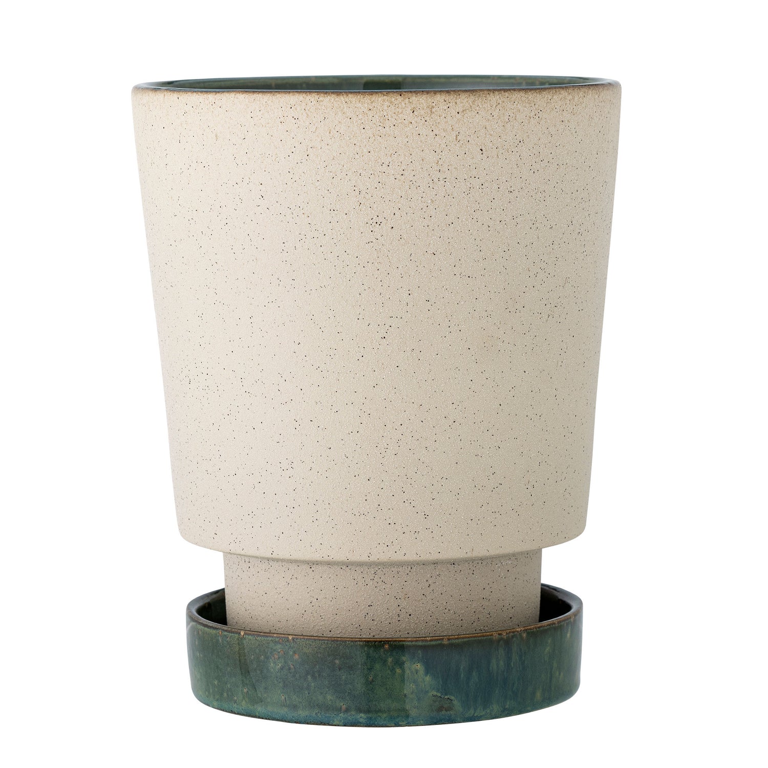 Bloomingville Idril Pote de ervas com pires, natureza, grés