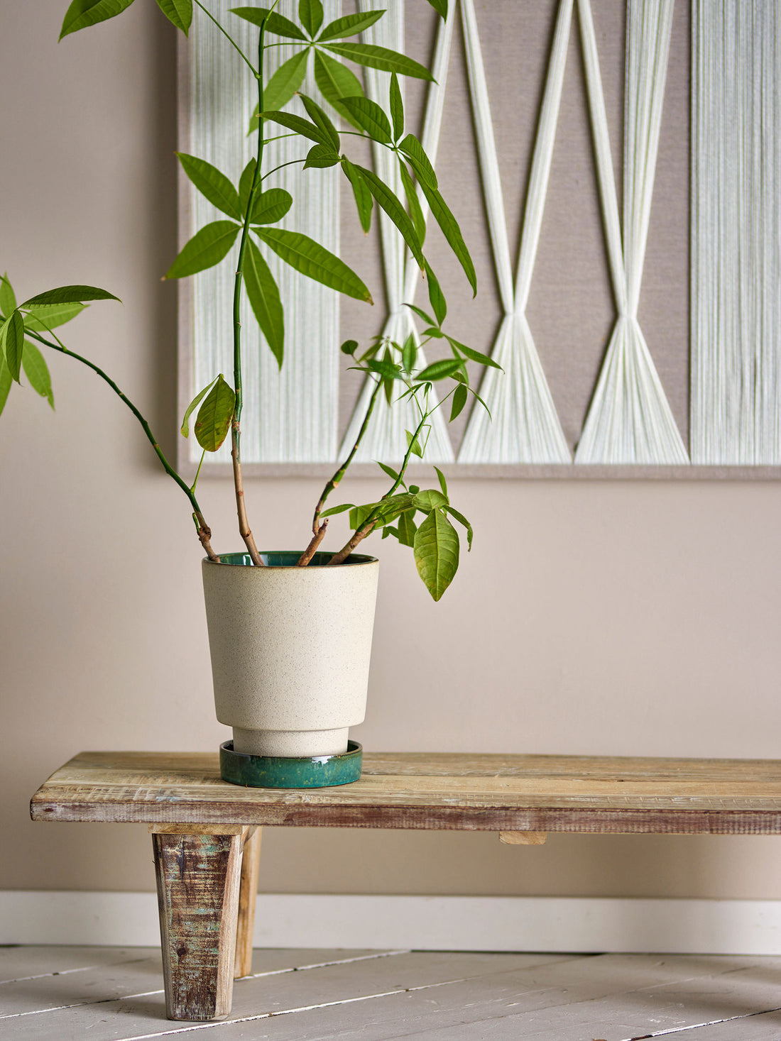 Bloomingville Idril Pote de ervas com pires, natureza, grés