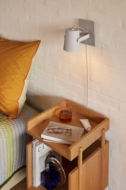 Hübsch não é lâmpada de parede cinza claro