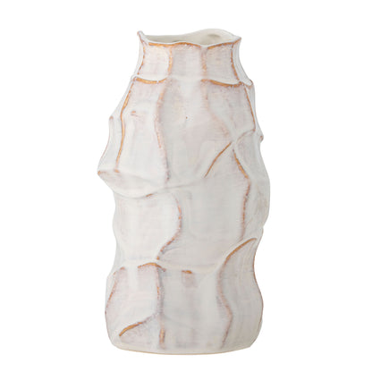 Vaso de Bloomingville Dolores, branco, grés