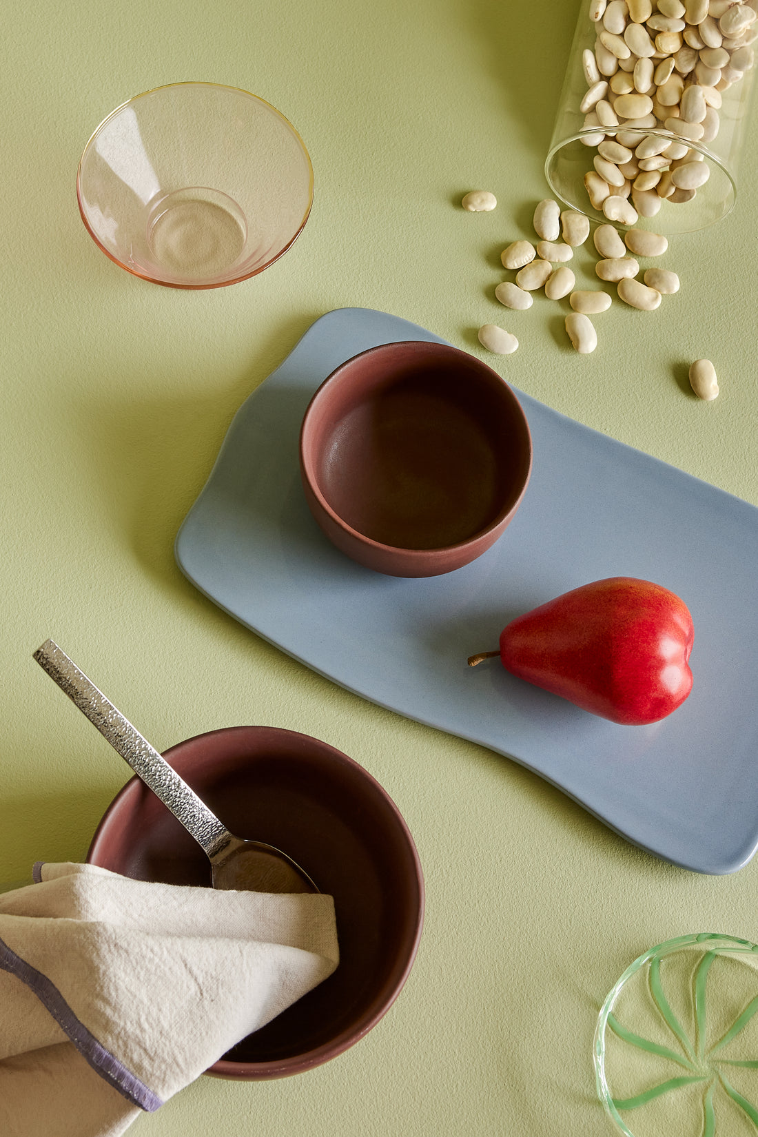 Taças de Barro Castanho (conjunto de 2) - ø11xh6, ø15xh8cm