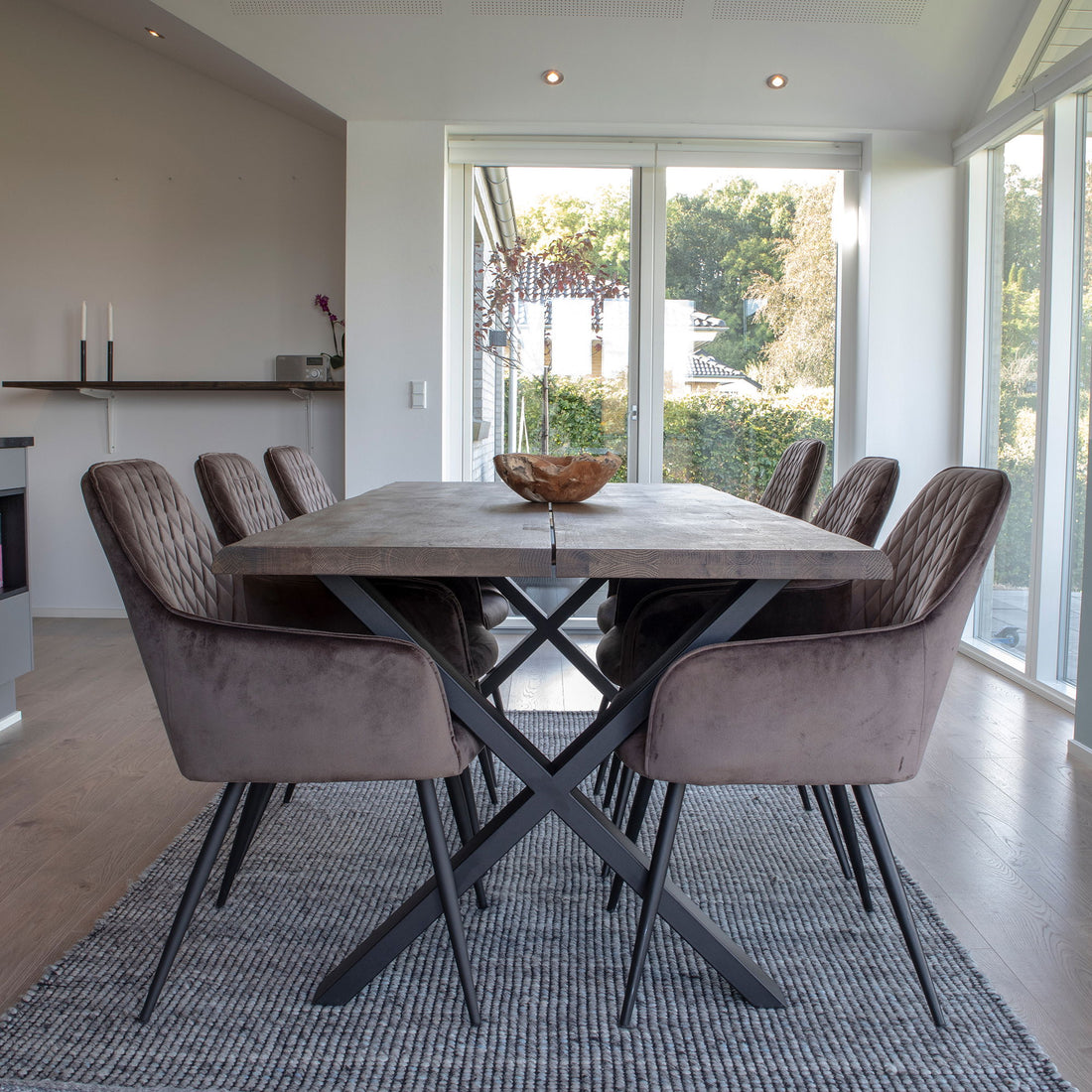 Mesa de jantar e 6 cadeiras para mesa de jantar