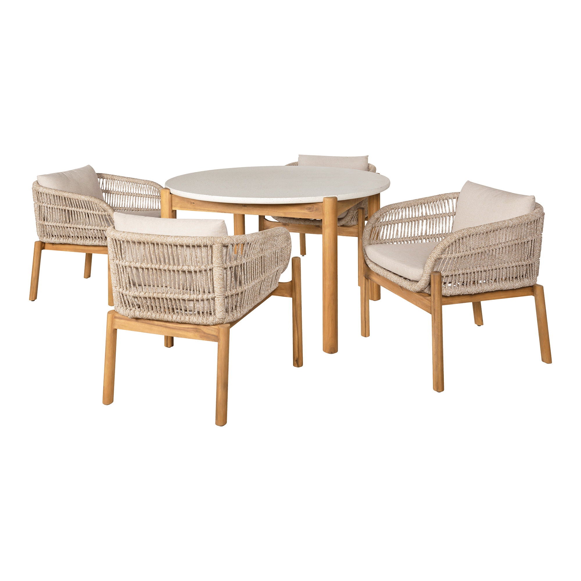 Mesa de jantar e 4 cadeiras de mesa