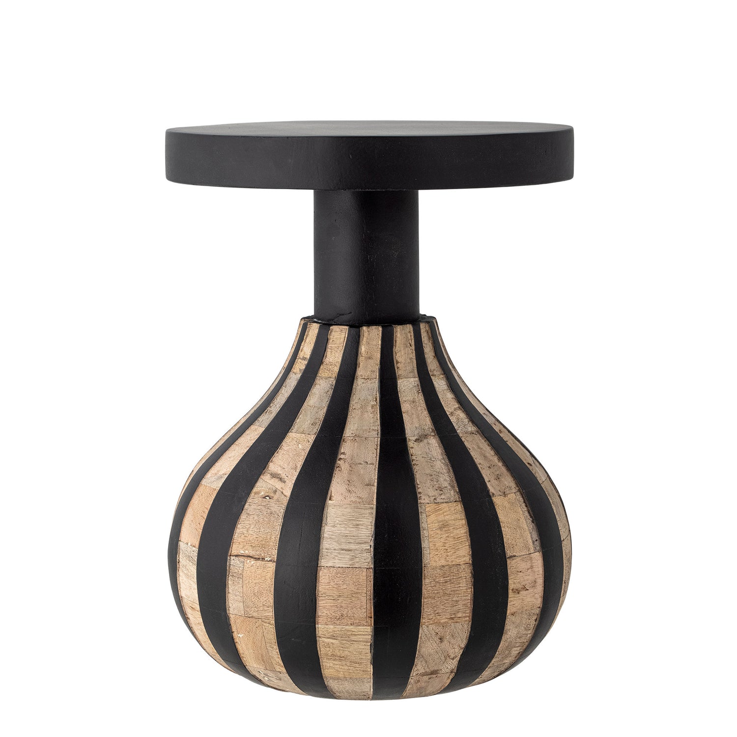Tabela lateral de Bloomingville Aloise, preto, manga FSC 100%®