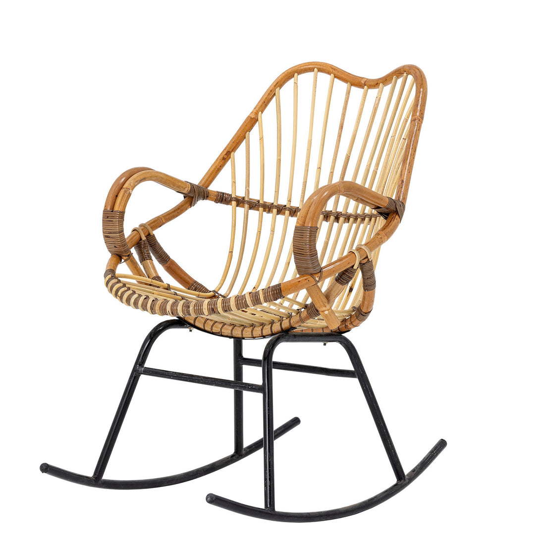 Cadeira de balanço de Bloomingville Reine, natureza, Rattan