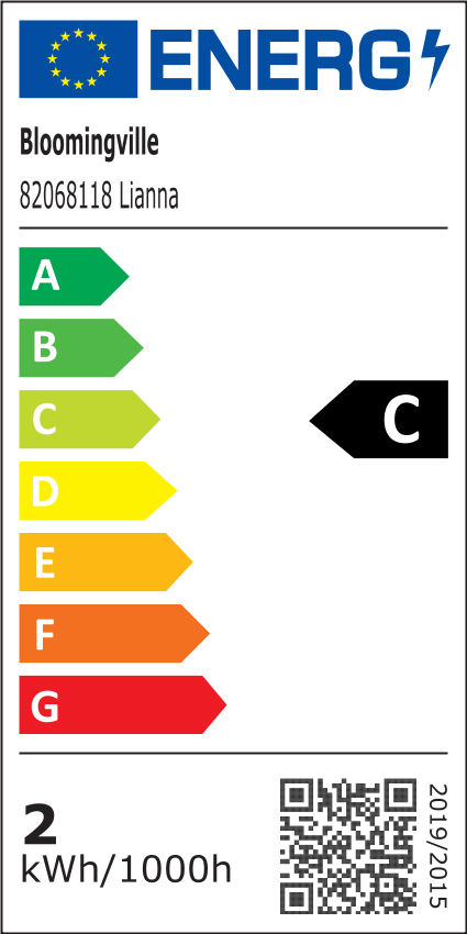 Lâmpada portátil de Bloomingville Lianna, recarregável, natureza, metal