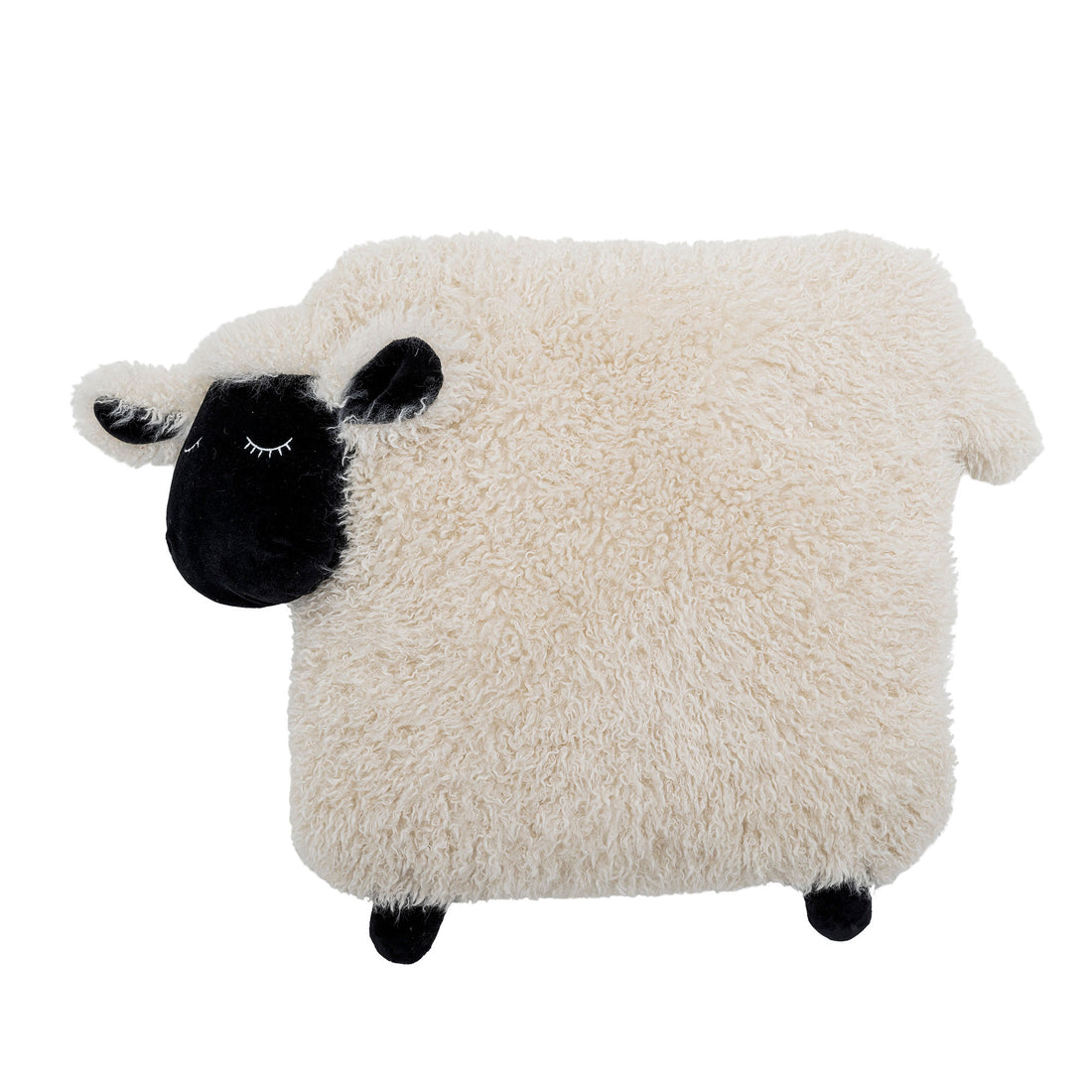 Bloomingville Mini Dolly Cushion, White, Polyster